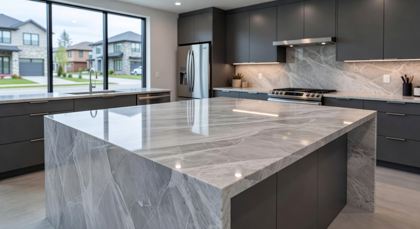 Comptoir de quartz – Laval