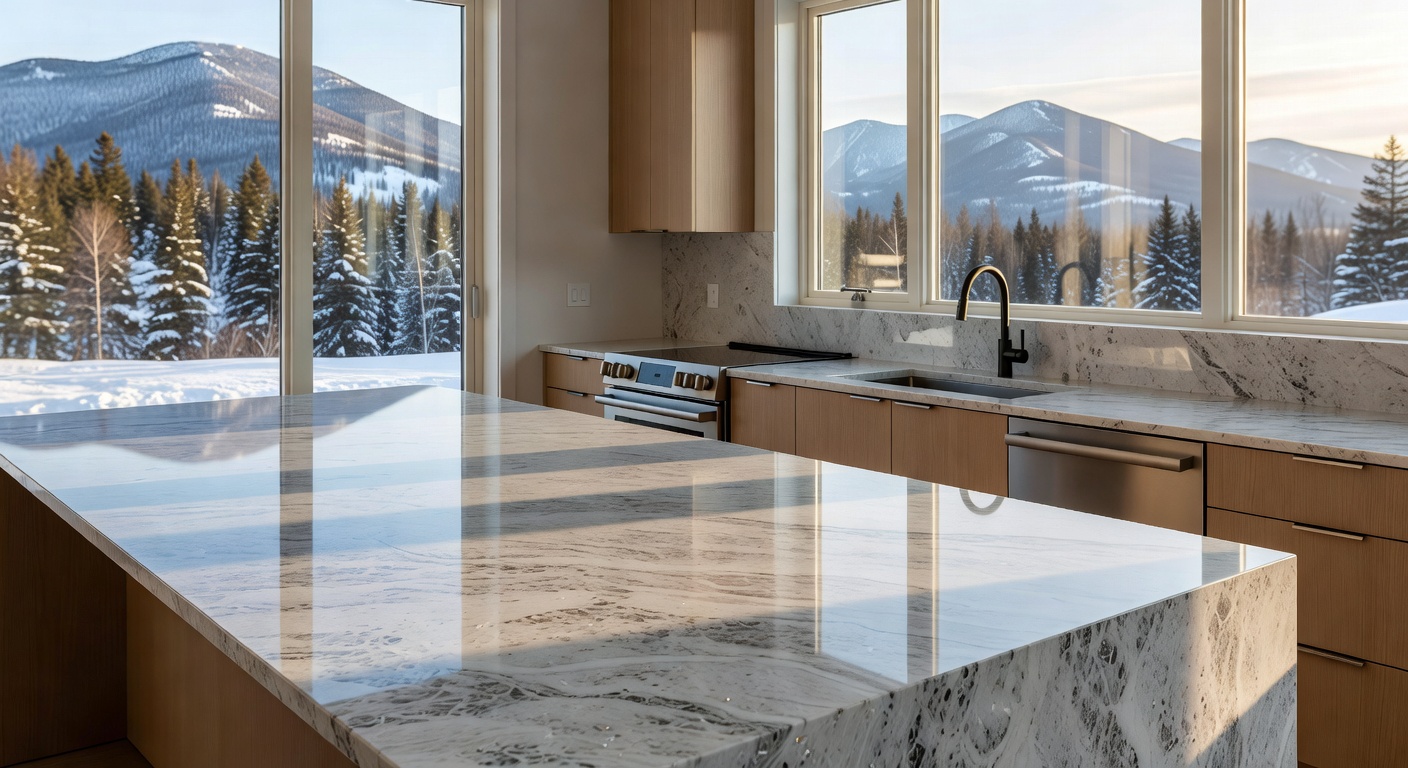 Comptoir de quartz – Sainte-Adèle