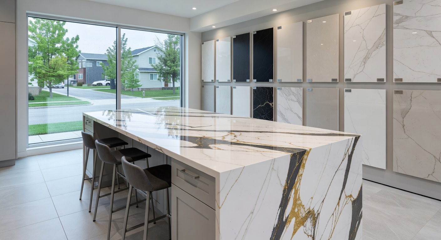 Comptoir de quartz – Laval